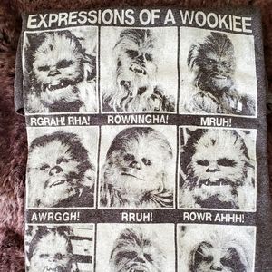 Star Wars Wookie shirt, size large (L)